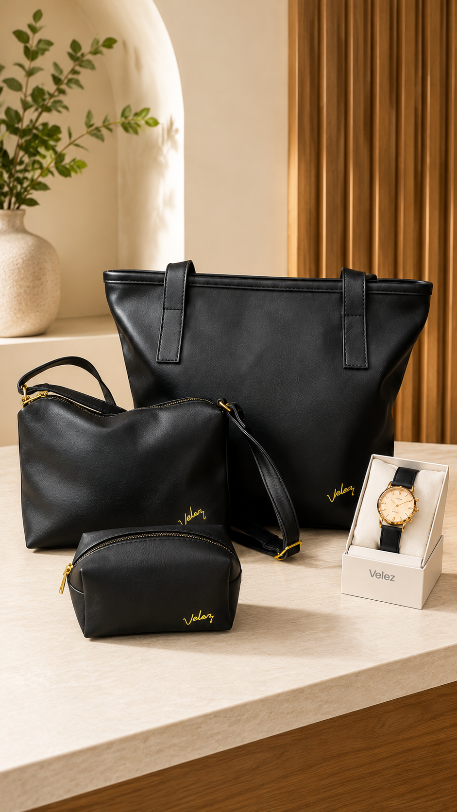 COMBO VÉLEZ LUXO + REGALO RELOJ