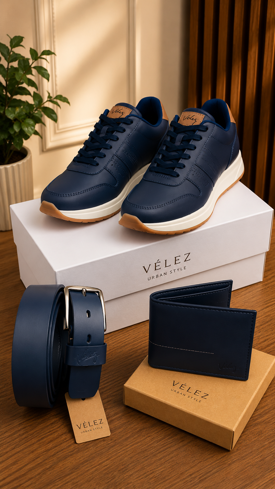 🔥 Oferta Día del Padre 🔥 - Combo Vélez Zapatos + Correa + Billetera