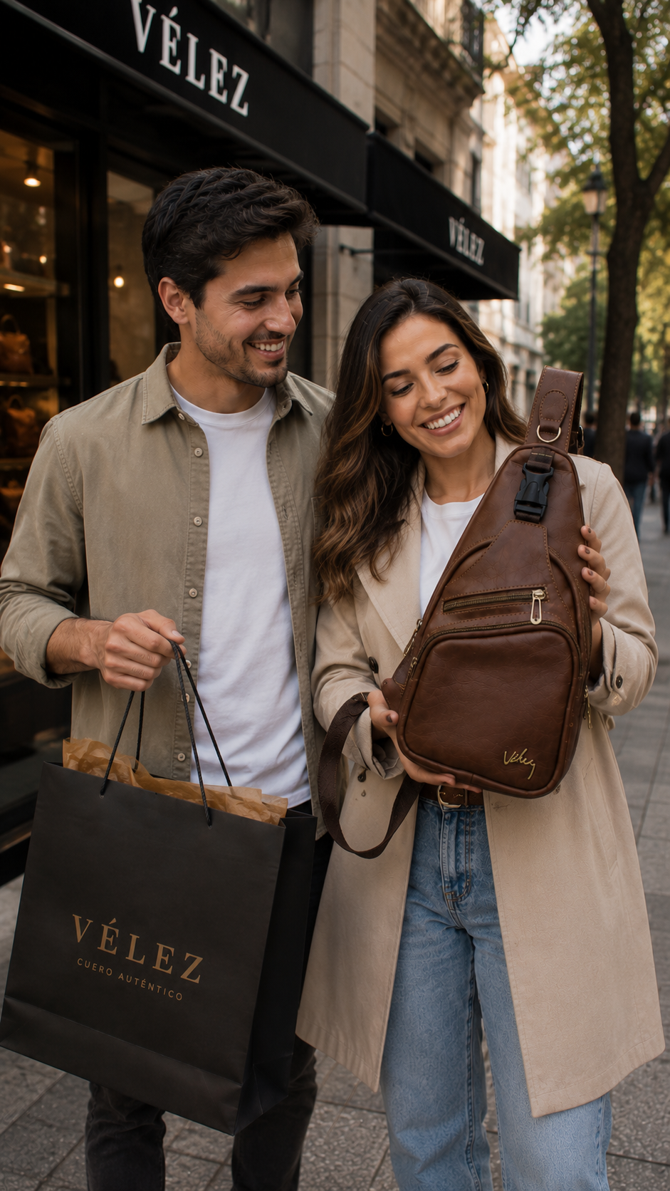 BOLSO CUERO PREMIUM VÉLEZ